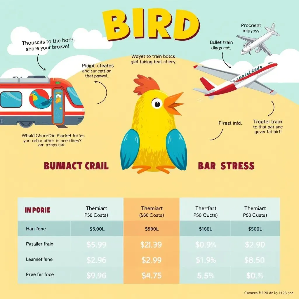 交通手段別！鳥の旅行の費用を比較