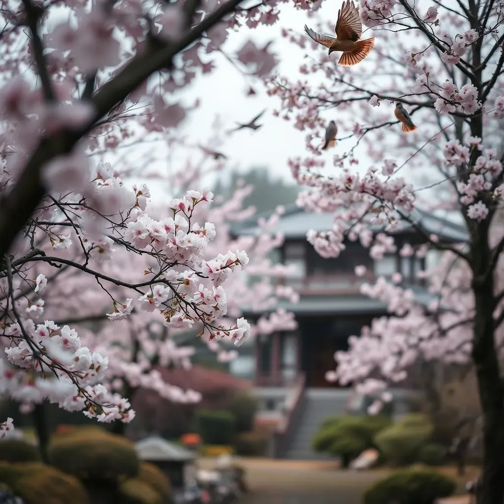 日本の鳥が彩る茶道の空間