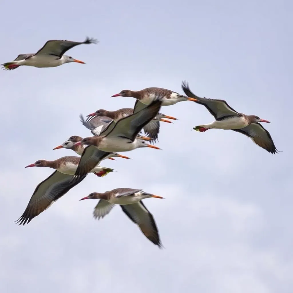 渡り鳥の群れの行動から学ぶこと