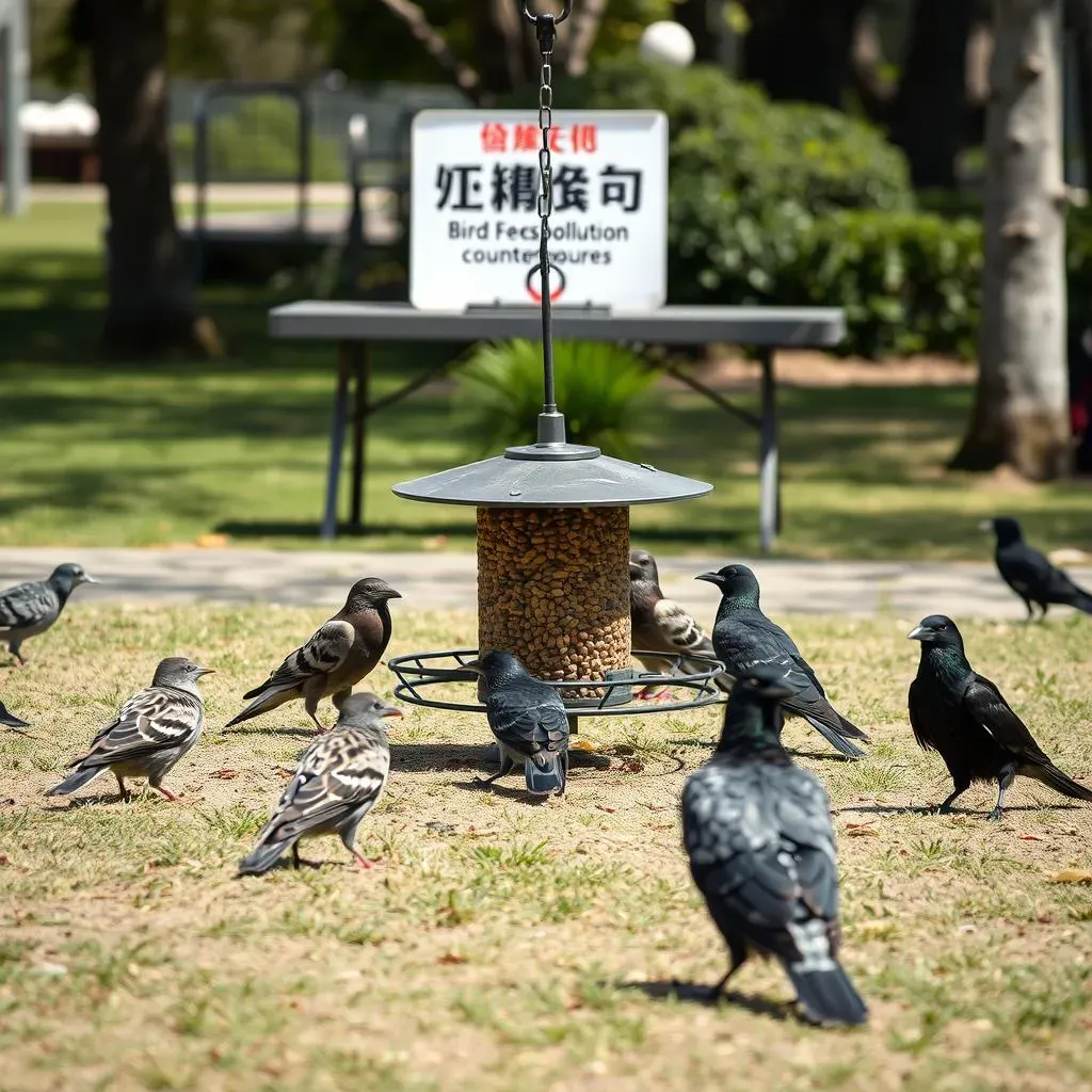 鳥のフンによる汚染の対策