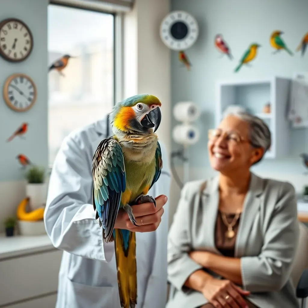 鳥の健康と定期的なケア：獣医との連携