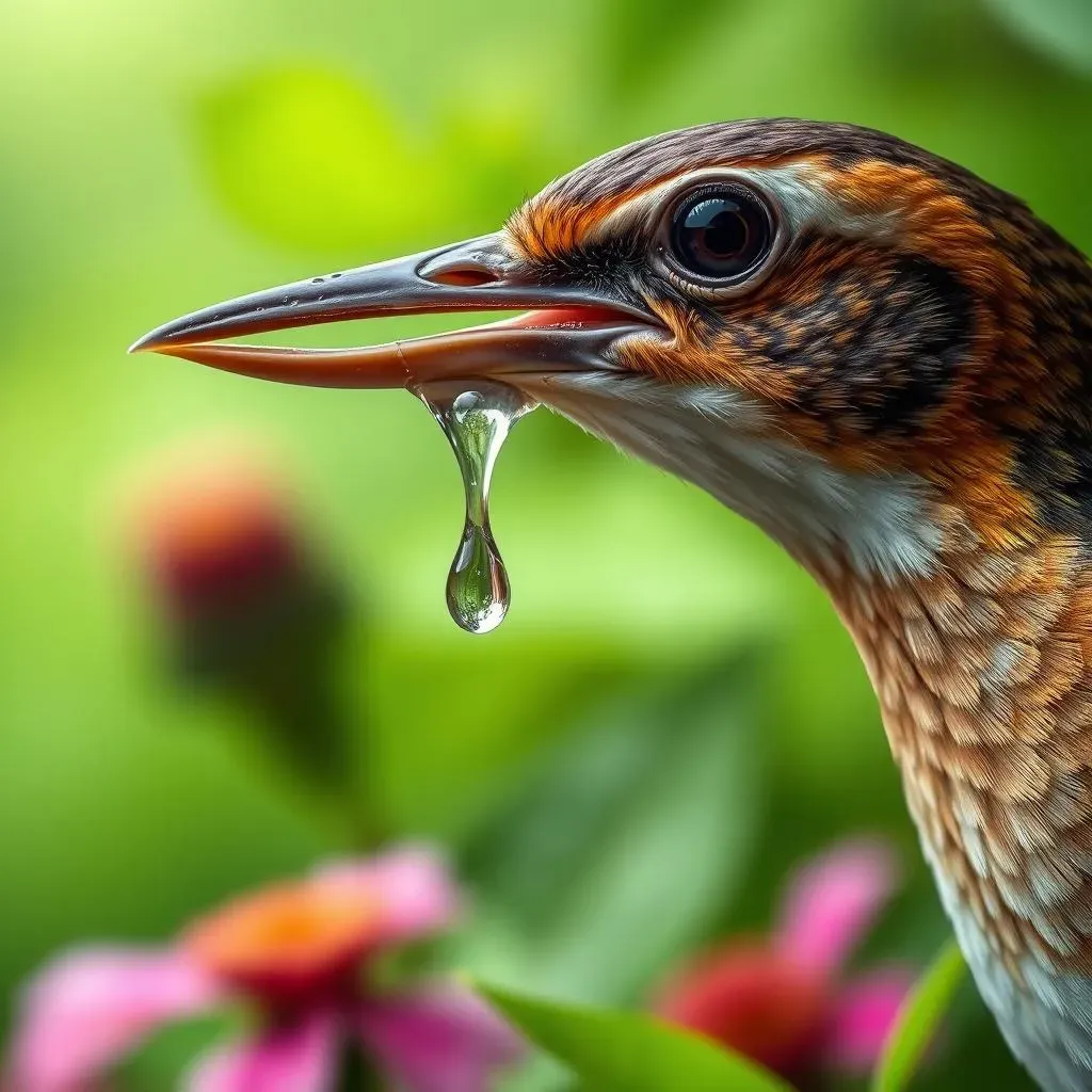 鳥の健康維持に不可欠な水