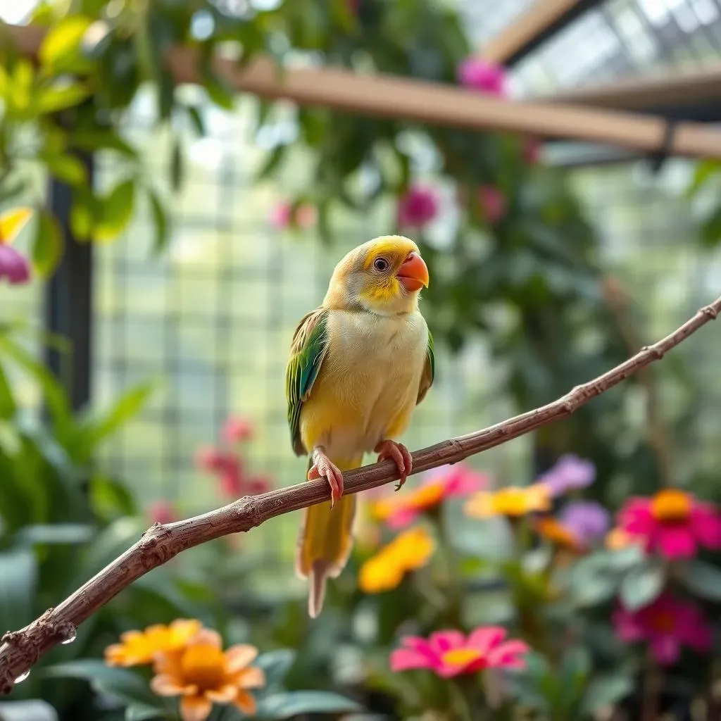 鳥の健康と運動を促進！驚くほど簡単な鳥の遊び場